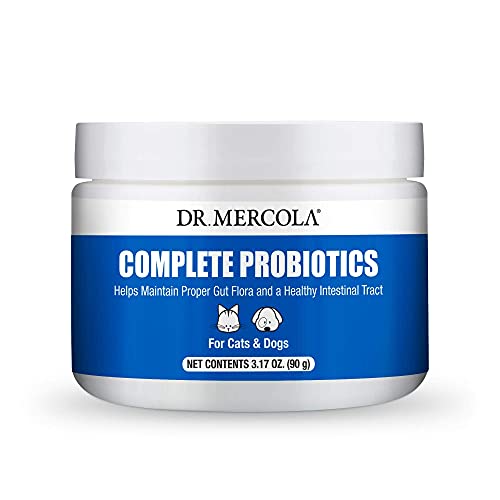 Dr. Mercola Complete Probiotics Powder Supplement for Cats and Dogs, 3.17...