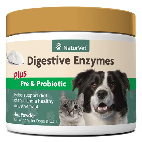 NaturVet – Digestive Enzymes for Dogs - Plus Probiotics & Prebiotics |...