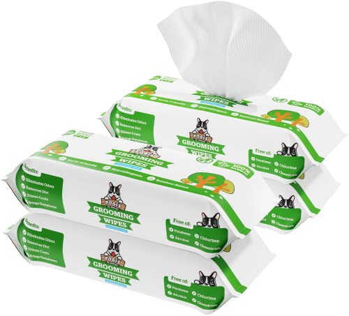 Pogi's Dog Grooming Wipes - 400 Dog Wipes for Cleaning and Deodorizing -...