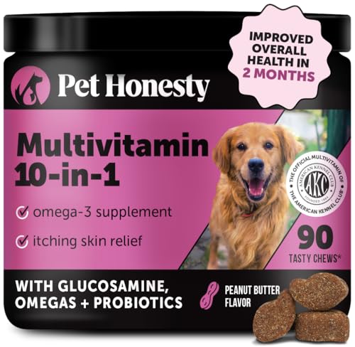 Pet Honesty Multivitamin Dog Supplement, Glucosamine chondroitin for Dogs,...