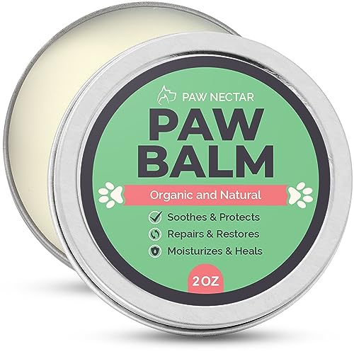 Paw Nectar Dog Paw Balm (2 oz) - Heals, Repairs & Restores Dry, Cracked &...