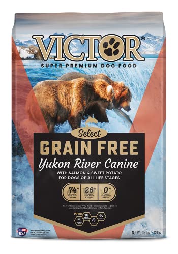 Victor Super Premium Dog Food – Grain Free Yukon River Canine – for...