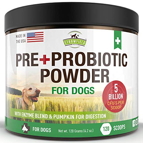 Probiotics for Dogs, Digestive Enzymes, Prebiotics, Pumpkin - 120 Grams 5...