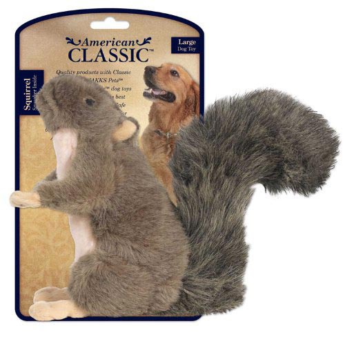 Squirrel dog toy