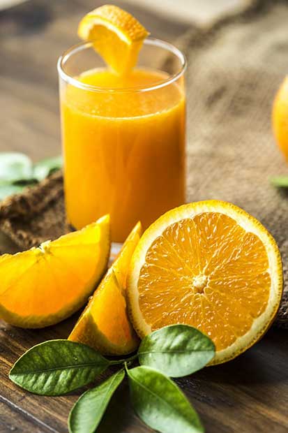 fresh orange juice