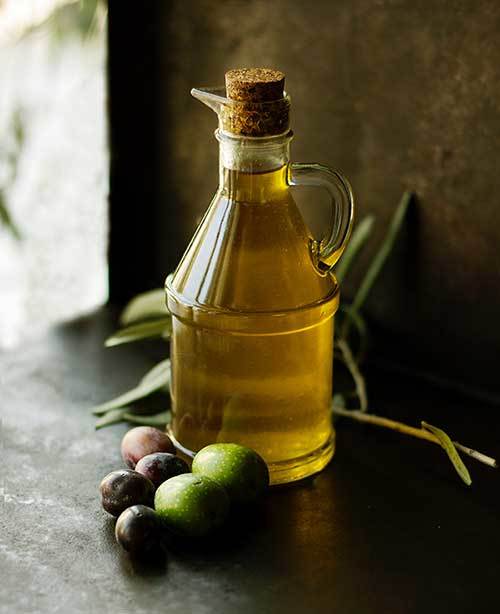 Olive oil and olives