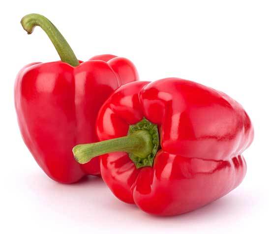 red bell peppers