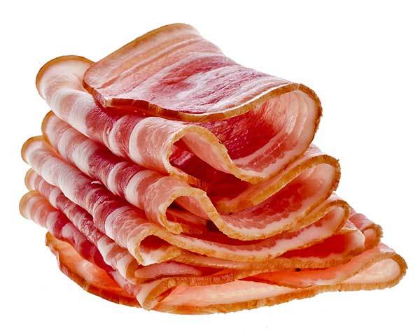 bacon slices