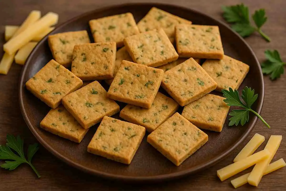 Cheesy Parsley Dog Biscuits