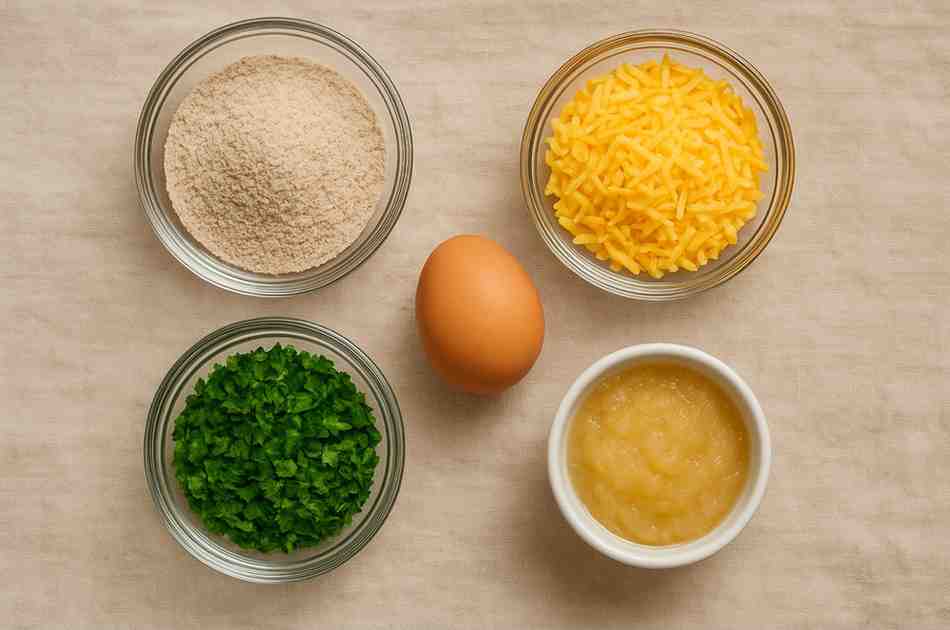 Cheese Parsley Treat Ingredients