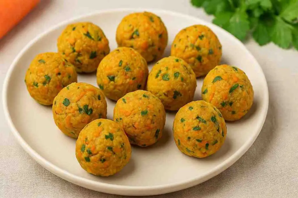Chickpea Carrot Dog Treat Balls