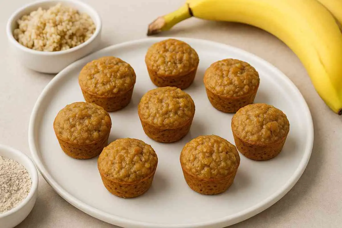 Vegan Quinoa Banana Mini Muffins for Dogs