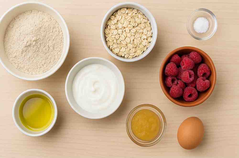 Raspberry Dog Muffins Ingredients