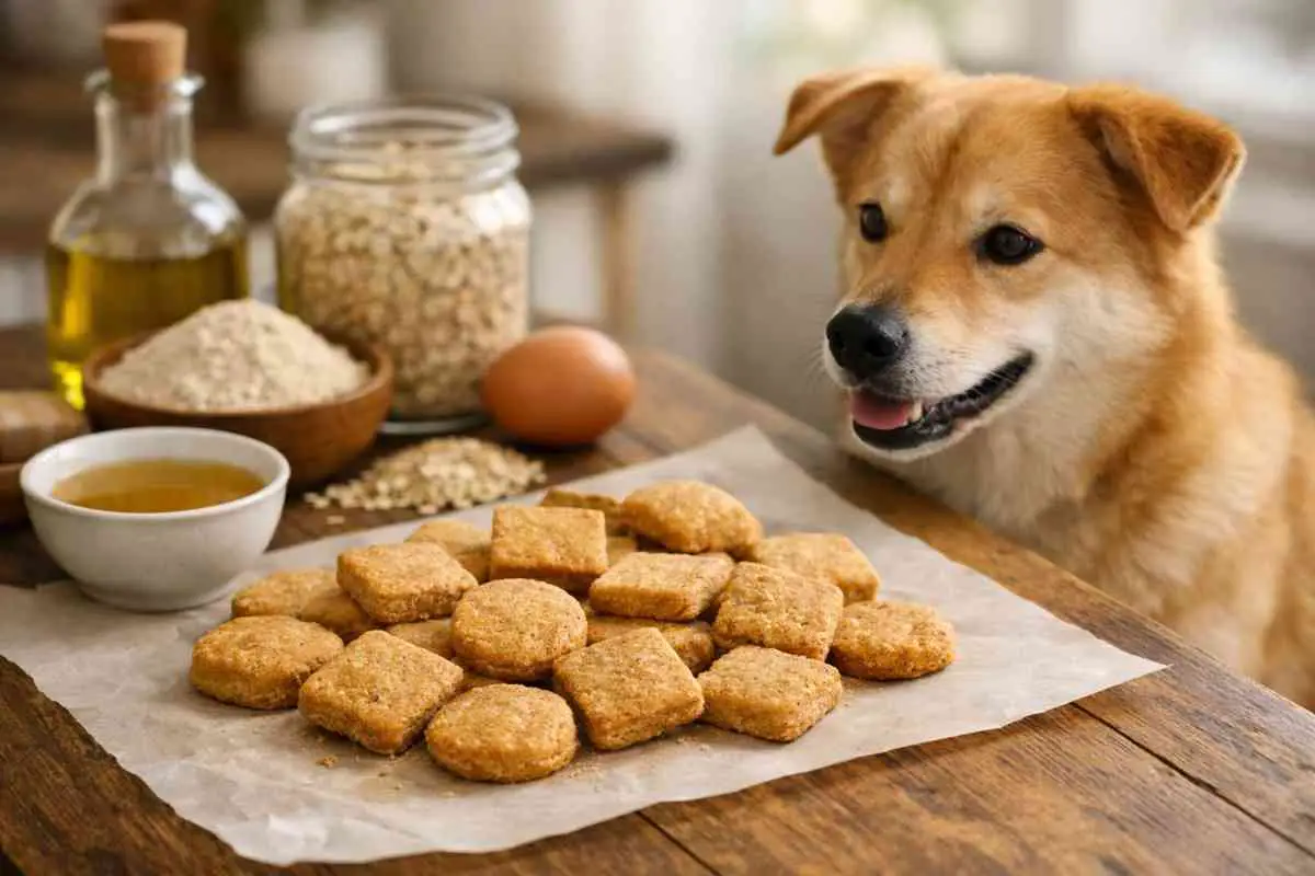 Homemade Chicken Broth Dog Biscuits