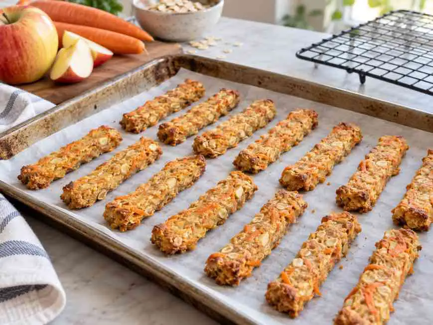 Carrot Apple Dog Treat Sicks
